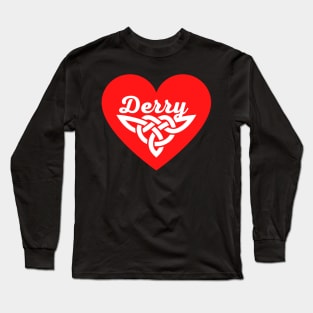 Derry, Celtic Irish Long Sleeve T-Shirt